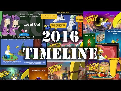 The Simpsons Tapped Out 2016 Timeline - Good And Bad