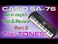Casio SA 76 In Depth Test Review Part 2 Of 4 The Tones