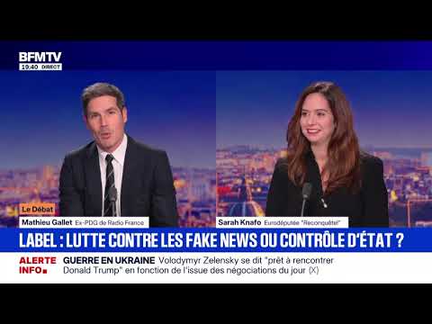 Sarah Knafo sur BFM TV : Macron menace notre liberté d’expression