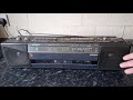 Sony CFS W301L Portable Twin Cassette Radio Boombox