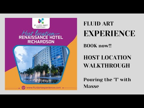 WOW REALLY!! FLUID ART EXPERIENCE Acrylic Pouring Seminar UPDATE and HOTEL WALKTHROUGH #248