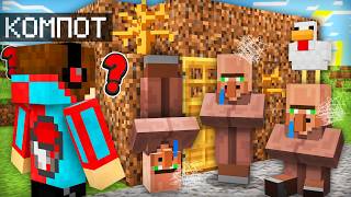 ALL RESIDENTS HAVE BECOME NOOBS IN MINECRAFT | Minecraft Compote