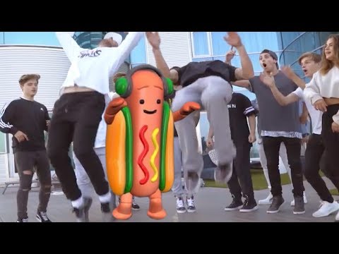 It's Everyday Bro but every time its stupid or cringy a Snapchat Dancing Hotdog meme plays Video