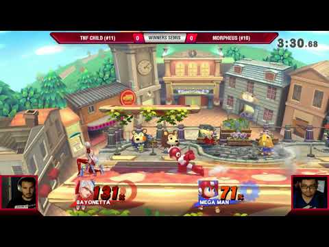 VS Weekly 7/12/18 - Winners Semis - TNF Child (Bayonetta) vs Morpheus (Mega Man) - Smash 4
