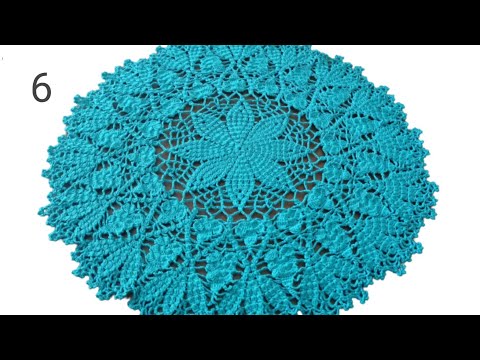How to make a Crochet Tablecloth Part 1 6 Taplak Meja Rajut