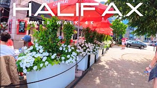 Halifax Canada 🇨🇦 Summer Walking Tour ☀️ Waterfront, Blue Sky & Hidden Gems | Ju