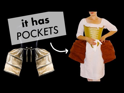 Drafting a pair of 18th Century Side Hoops (panniers) || Robe a la Francaise costume pt 1