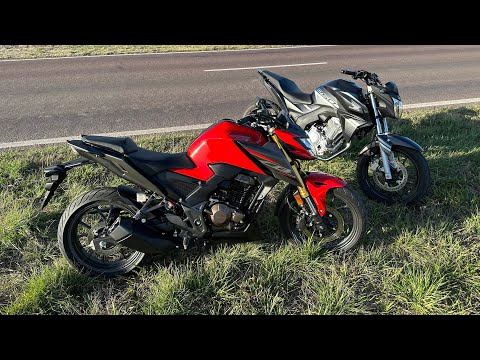 Probando Cb 300 😍vs new twister 250 con escape vs new twister con piñón 14🔥