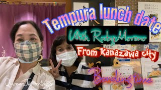 Bonding and Tempura lunch date with Mama Ruby Moreno