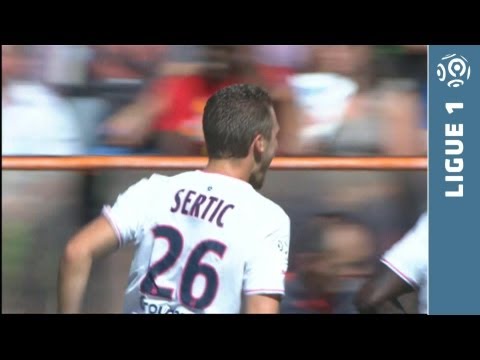But Grégory SERTIC (24') - FC Lorient - Girondins de Bordeaux (3-3 - 2013/2014