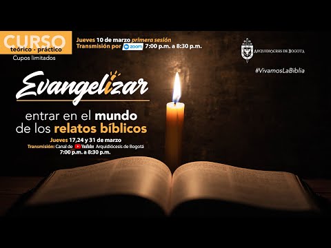 Curso - Evangelizar: entrar en el mundo de los relatos bíblicos - Primera sesión