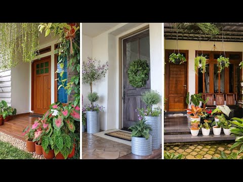 Decorating the entrance of the house - Ideas for decorating the entrance door - Cool ideas