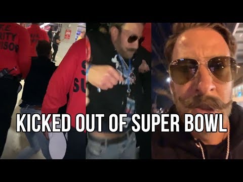 Barstool Sports Dave Portnoy Thrown Out of Super Bowl During Halftime