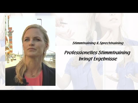 Stimmtraining & Sprechtraining - Professionelles Training bringt Erfolge