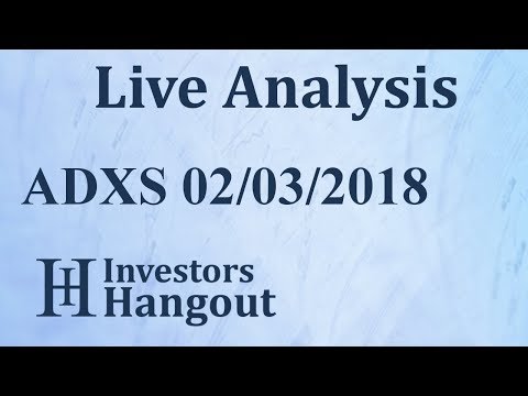ADXS Stock Live Analysis 02-03-2018