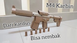 Download lagu Awesome!! How to make an M4 carbine out of cardboard, it can shoot - Devara TV mp3