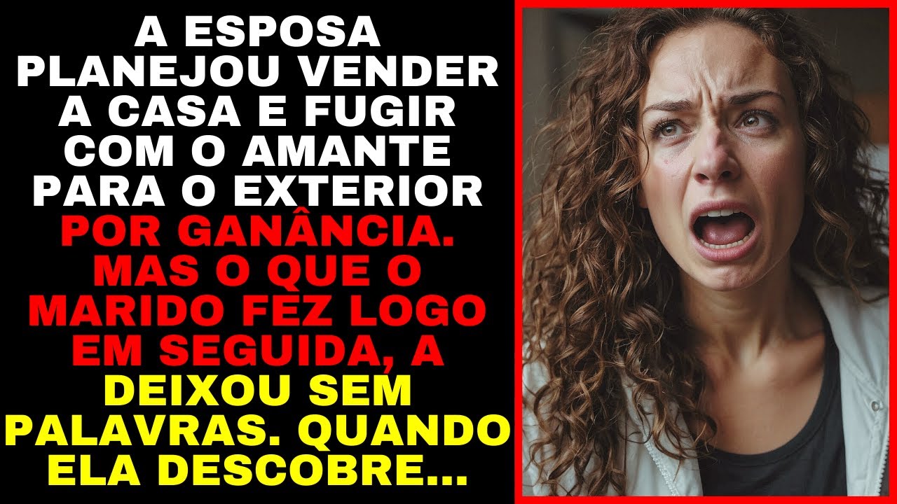 Esposa PLANEJOU VENDER A CASA e FUGIR COM o AMANTE Por GANÂNCIA,O QUE O MARIDO FEZ A DEIXOU LOUCA...