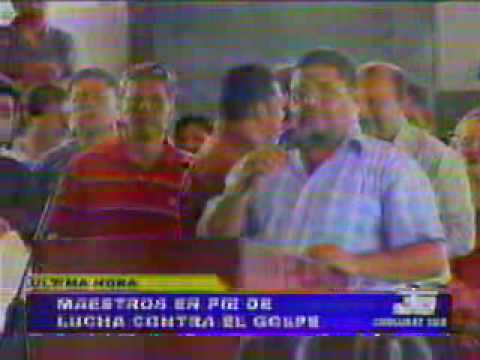 maestros de honduras se pronuncian en favor de manuel zelaya