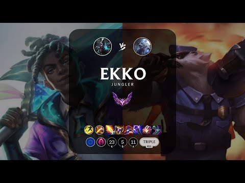 Ekko Jungle vs Volibear - EUW Master Patch 14.4