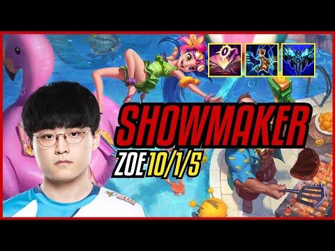 SHOWMAKER - ZOE MID - EUW CHALLENGER - PATCH 11.9