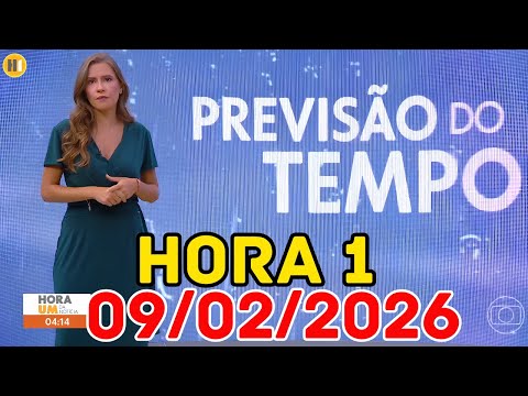 TIME 1 - WEATHER FORECAST - 09/02/2026 / MONDAY