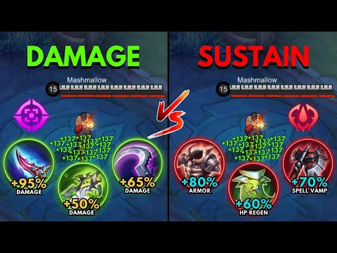 Paquito Damage Build vs Paquito Sustain Build