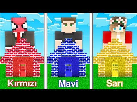 TEK RENK YAPI KAPIŞMALARI - Minecraft
