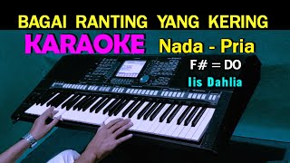 Download lagu BAGAI RANTING YANG KERING - Iss Dahlia | KARAOKE Nada Pria, HD mp3
