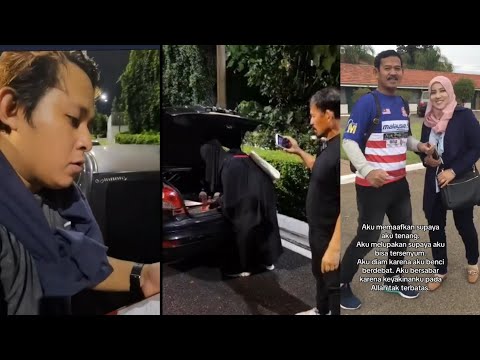 ND Lala rakam Anak meminta maaf depan isteri baru berkenaan salah faham"isu kereta"
