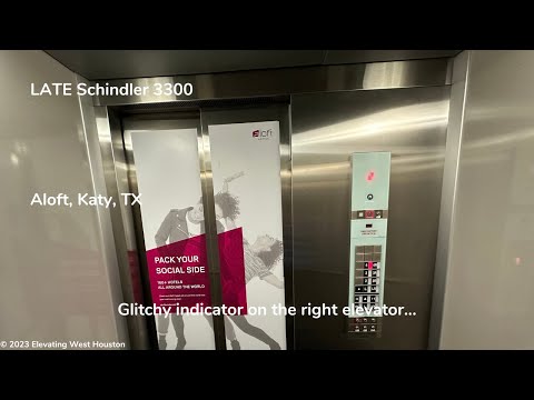 Schindler 3300 MRL Traction Elevators | Aloft | Katy, TX