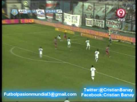 Arsenal 1 Velez 5 (Relato Pablo Ladaga)  Torneo Inicial 2012 Los goles (3/11/2012)