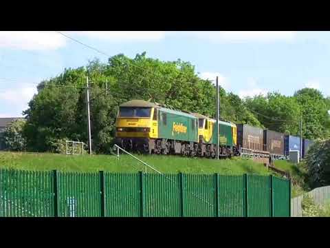 Freightliner 66's and 90's on the boxes, Sat. 28th May 2018