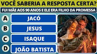 20 PERGUNTAS BÍBLICAS COM RESPOSTAS COMENTADAS + PERGUNTAS BÔNUS  - QUIZ BÍBLICO