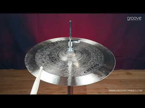 Groove Cymbals Crixus White Hi-Hats 14" - DEMO