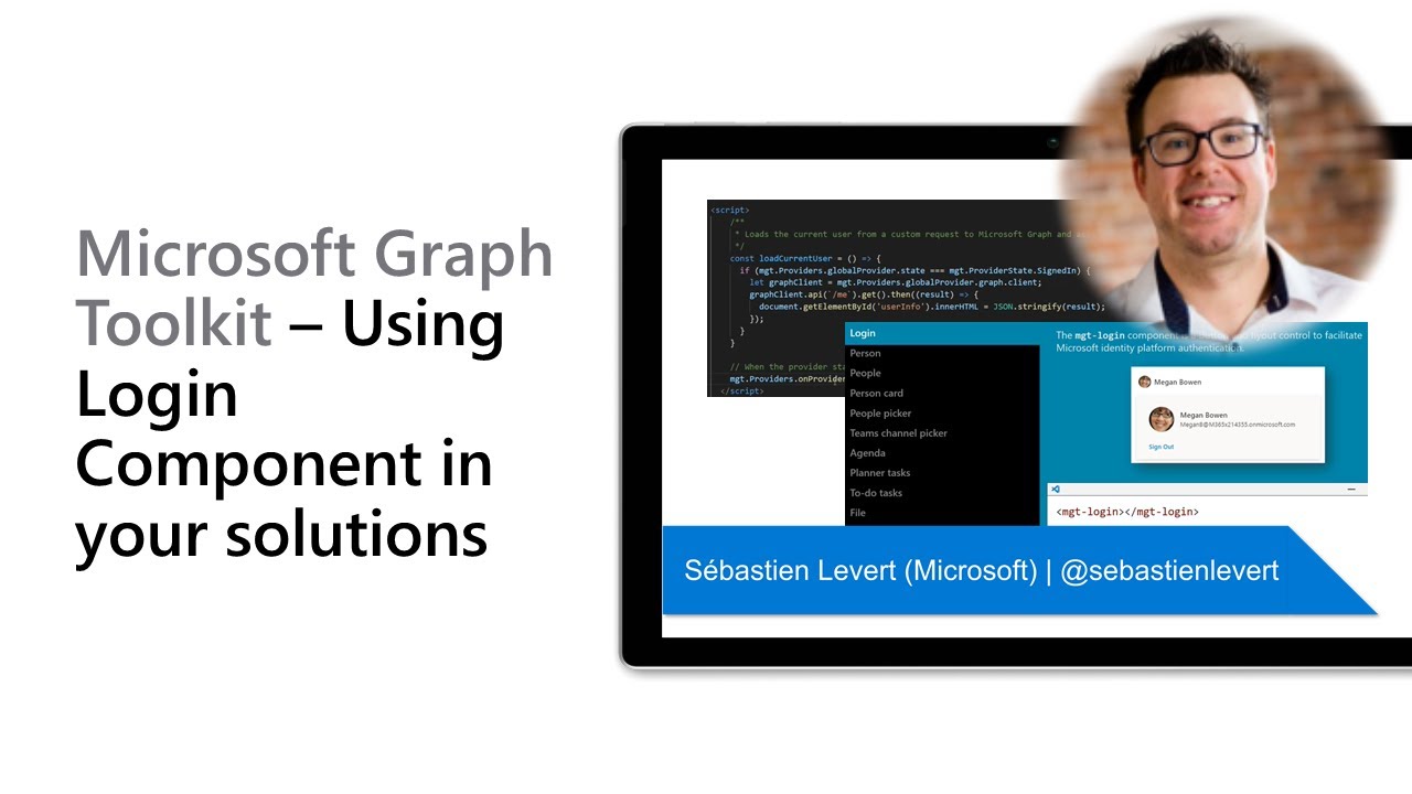 Microsoft Graph Toolkit – Using Login Component in your solutions