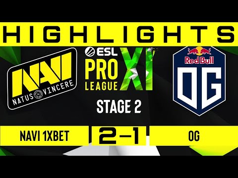 Highlights | Natus Vincere 2-1 OG - Dust2 Map 3 | ESL Pro League SS11 Stage 2