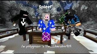 Minecraft Minigame — Spleef #1 w/ The_Liberator909 and yotygonzo — Censorship much!