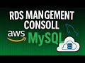 Mastering RDS Management Console MySQL Database Setup Management