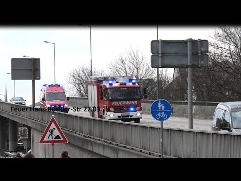 🔴Einsatzfahrten FFW Heide zum FeuY HLF2 / HLF1 / ELW1