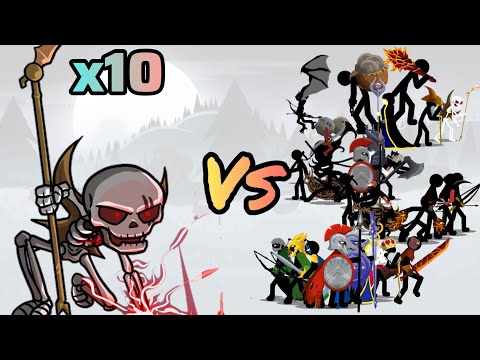 Stick War 3 - Chaos General Marrowkai Vs All Units + All Generals Army Tournament