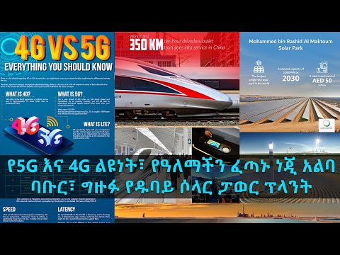 TechTalk With Solomon S16 Ep10: 5G vs 4G, World Fastest Driverless Train, Mega Solar Park in Dubai