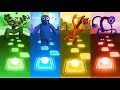 Rainbow Friends - Green vs Blue vs Orange vs Purple | Tiles hop