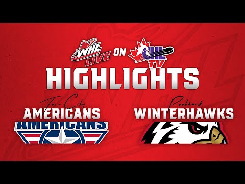Tri-City Americans at Portland Winterhawks 3/21 | WHL Highlights 2024-25
