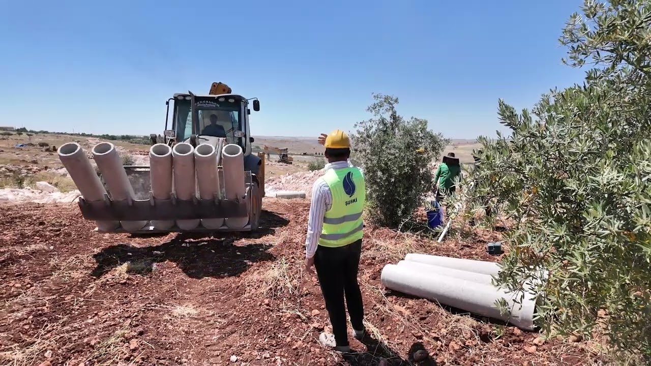 ŞUSKİ, HALFETİ’DE ALTYAPIYI GÜÇLENDİRİYOR