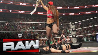 Nikki Bella ATTACKS Stephanie Vaquer with the Women&#39;s World Title: Raw highlights, Nov. 10, 2025