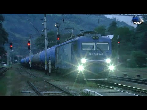 Tren de Marfă LTE Cargo Train in Gara Ilva Mică Train Station - 17 September 2022