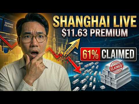 SHANGHAI REOPENS RIGHT NOW — $11.63 Premium LIVE While 61% of COMEX Silver ALREADY CLAIMED