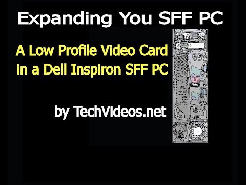 A Low Profile Video Card in a Dell Inspiron 3647 SFF PC