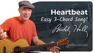 Heartbeat by Buddy Holly | Easy 3-Chord Guitar Lesson