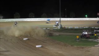 preview picture of video 'Racing  |  Sprints  |  Feature Race  |  Bubba Raceway Park  |  3-13-15'